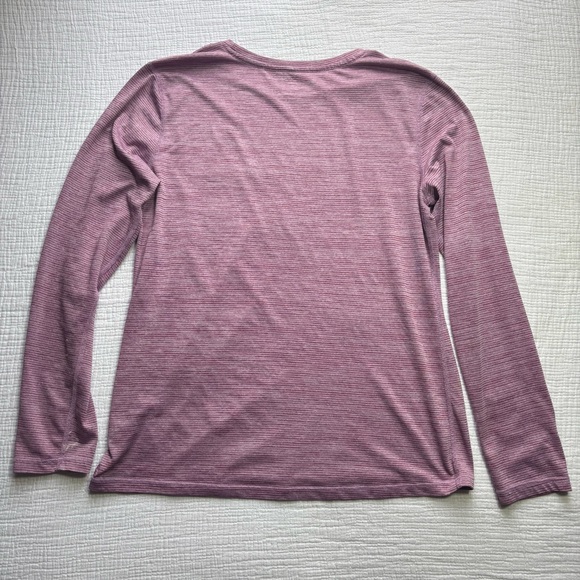 Athletic Works Women's Long Sleeve Tee - Purple - Picture 2 of 4